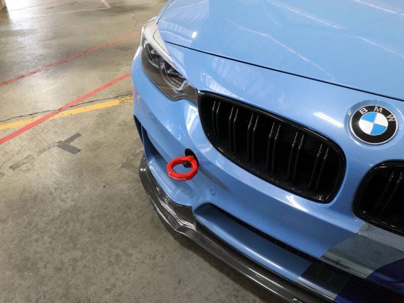 aFe 450-502001-R aFe Control Front Tow Hook Red BMW F-Chassis 2/3/4/M thumbnail 4