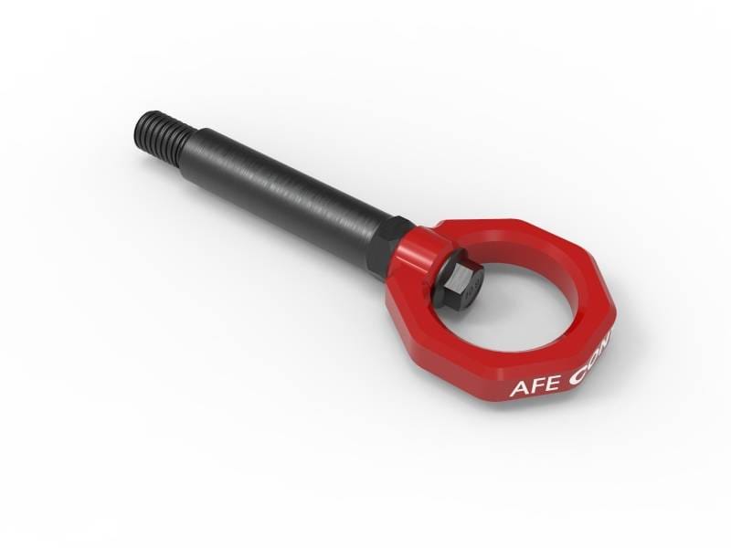 aFe 450-502002-R aFe Control Rear Tow Hook Red BMW F-Chassis 2/3/4/M thumbnail 2