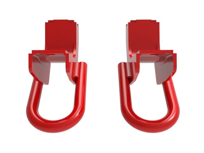 aFe 450-72T001-R aFe Front Tow Hook Red 2022 Toyota Tundra 3.5L V6 thumbnail 8