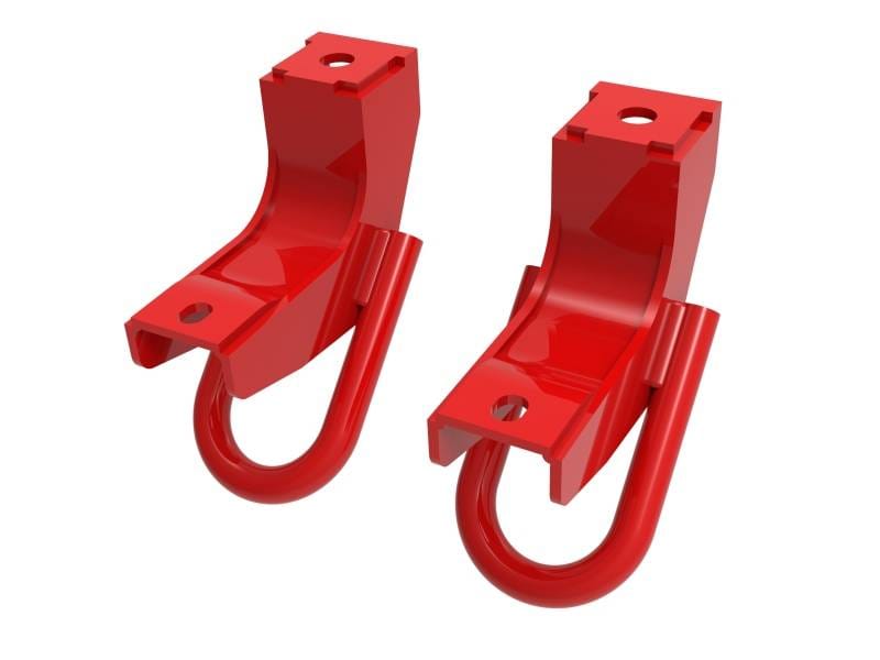 aFe 450-72T001-R aFe Front Tow Hook Red 2022 Toyota Tundra 3.5L V6 thumbnail 10
