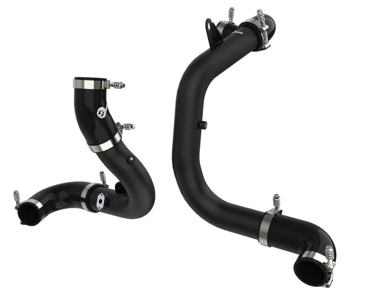 aFe 46-20414-B aFe BladeRunner 15-20 VW GTI (MKVII) L4-2.0L (t) Aluminum Hot and Cold Charge Pipe Kit Black thumbnail 2