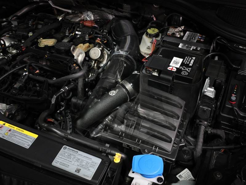 aFe 46-20608-B aFe Bladerunner 2.5in Aluminum Tube Hot Charge Pipe Black 2Volkswagen 22-23 GTI (MKVIII) L4-2.0L (t thumbnail 4
