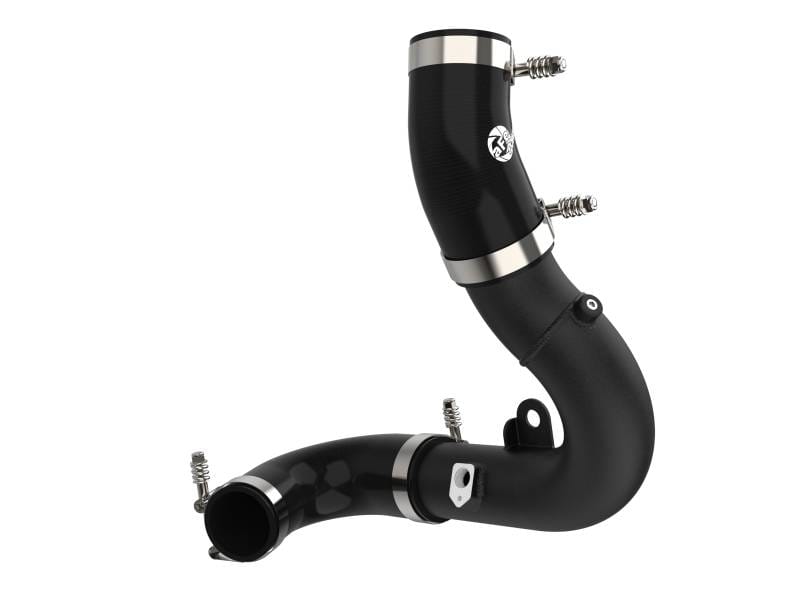 aFe 46-20609-B aFe Bladerunner 2.75in Aluminum Cold Charge Pipe Black VW GTI (MKVIII) 22-23 L4-2.0L (t) thumbnail 2