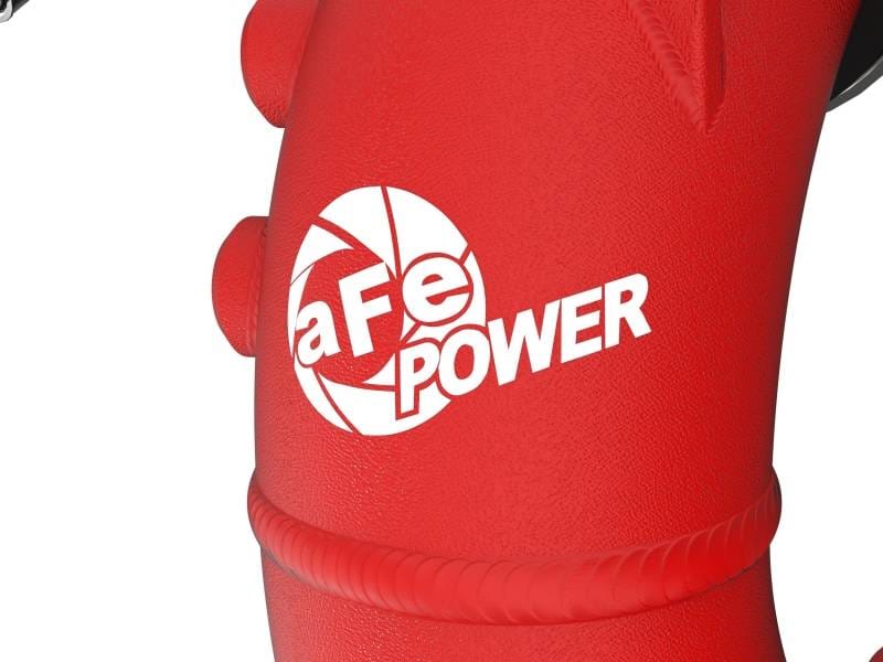 aFe 46-20558-R aFe 2022 Toyota Land Cruiser (J300) V6-3.5L (tt) BladeRunner 2.5in Aluminum Hot Charge Pipe - Red thumbnail 8