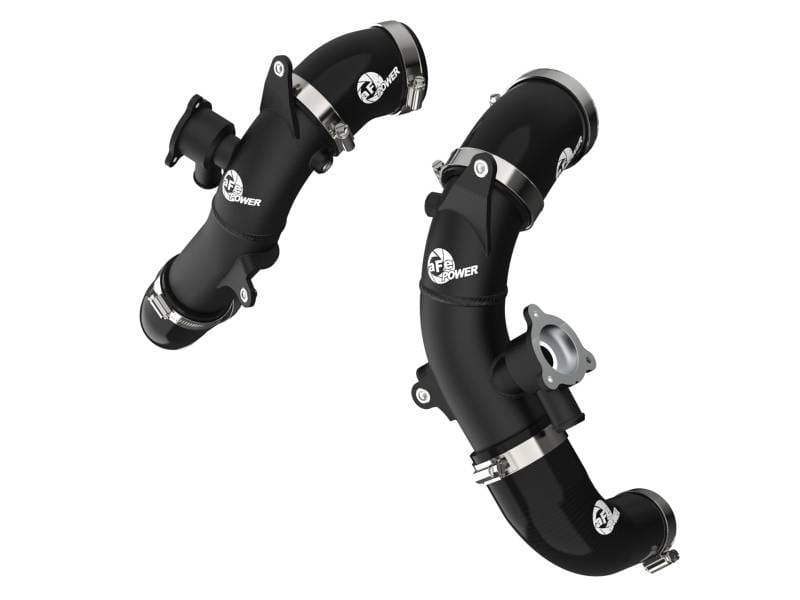 aFe 46-20568-B aFe 2022 Toyota Tundra V6-3.5L (tt) BladeRunner 2.5in Aluminum Hot Charge Pipe - Black thumbnail 2