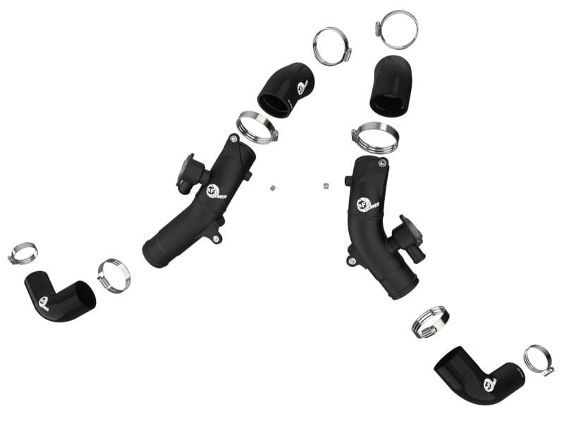 aFe 46-20568-B aFe 2022 Toyota Tundra V6-3.5L (tt) BladeRunner 2.5in Aluminum Hot Charge Pipe - Black thumbnail 6