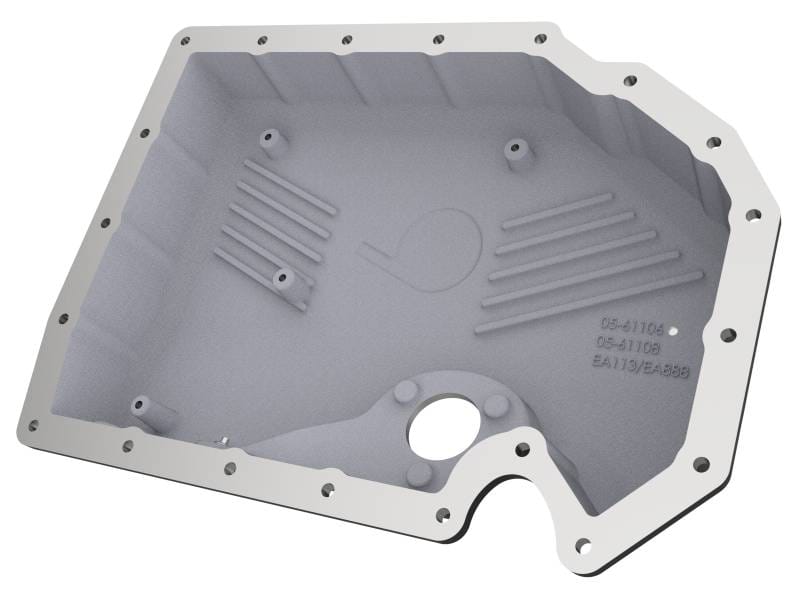 aFe 46-71210B aFe 05-19 VW 1.8L/2.0L w/ Oil Sensor Engine Oil Pan Black POWER Street Series w/ Machined Fins thumbnail 6