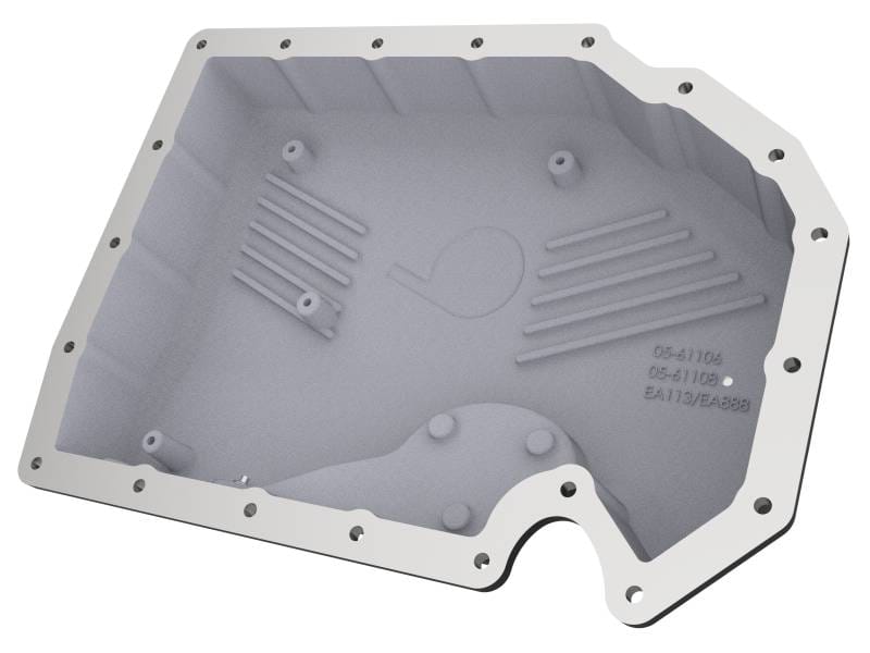 aFe 46-71240B aFe 05-19 VW 1.8L/2.0L w/o Oil Sensor Engine Oil Pan Black POWER Street Series w/ Machined Fins thumbnail 5