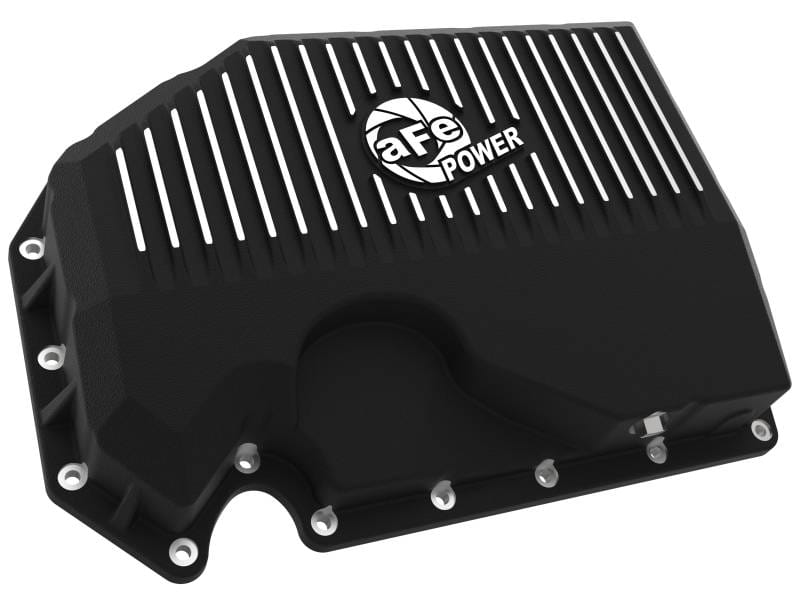 aFe 46-71240B aFe 05-19 VW 1.8L/2.0L w/o Oil Sensor Engine Oil Pan Black POWER Street Series w/ Machined Fins thumbnail 6