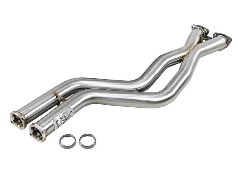 aFe 48-36324 aFe Twisted Steel HDR X-Pipe SS-304 01-06 BMW M3 3.2L S54 thumbnail 2