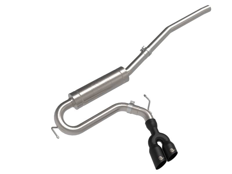 aFe 49-33144-B aFe Rebel Series 2.5in 409 SS Cat-Back Exhaust w/ Black Tip 2022 Ford Maverick thumbnail 2