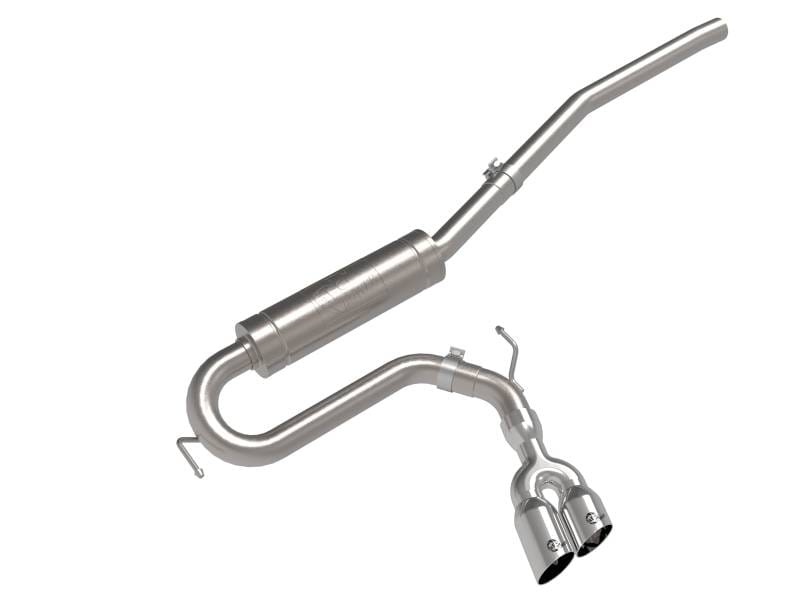aFe 49-33144-P aFe 22-23 Ford Maverick EcoBoost L4 2.0L(t) Rebel Series 2-1/2in 304 SS Cat-Back w/ Polished Tip thumbnail 2