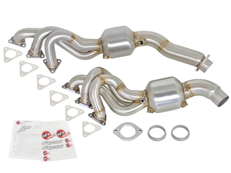 aFe 48-36314-HC aFe Twisted Steel Headers (Catted) 01-06 BMW M3 L6-3.2L S54 thumbnail 8