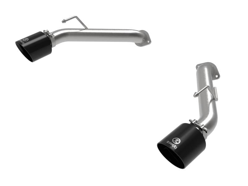 aFe 49-36137-B aFe Nissan Z 23-23 V6-3.0L Takeda 2-1/2in 304 SS Axle-Back Exhaust System w/ Black Tips thumbnail 2