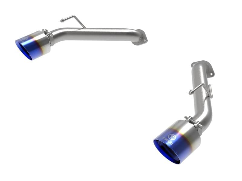 aFe 49-36137-L aFe 2023 Nissan Z V6-3.0L (tt) Takeda Stainless Steel Axle-Back Exhaust System w/ Blue Flame Tip thumbnail 2