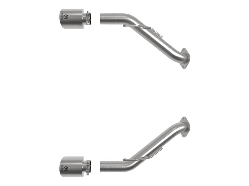 aFe 49-36137-P aFe 2023 Nissan Z V6-3.0L (tt) Takeda Stainless Steel Axle-Back Exhaust System w/ Polished Tip thumbnail 6