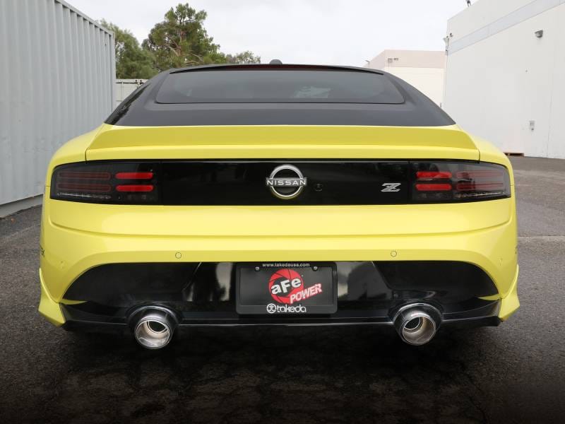 aFe 49-36138-C aFe POWER Takeda 2023 Nissan Z 2 1/2in 304 SS Cat-Back Exhaust System w/ Carbon Fiber Tips thumbnail 3