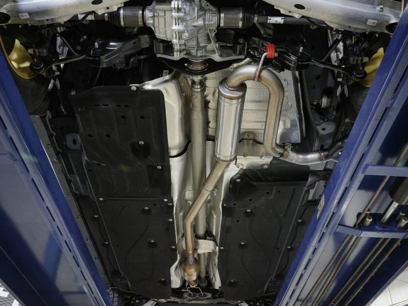 aFe 49-33144-P aFe 22-23 Ford Maverick EcoBoost L4 2.0L(t) Rebel Series 2-1/2in 304 SS Cat-Back w/ Polished Tip thumbnail 4