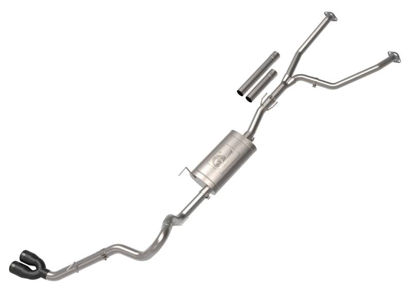 aFe 49-36061-B aFe 2022 Toyota Tundra V6-3.5L (tt) Vulcan Series 2.5in to 3in 304 SS Cat-Back Exhaust w/ Black Tip thumbnail 2