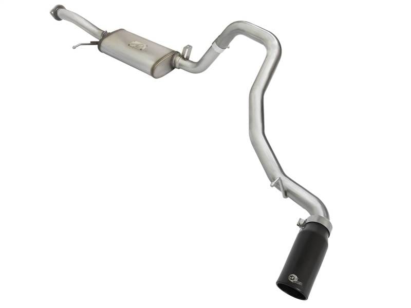 aFe 49-36115-B aFe MACHForce XP 2-1/2in SS-304 Cat-Back Exhausts w/ Black Tip 02-16 Nissan Patrol (Y61) I6-4.8L thumbnail 3