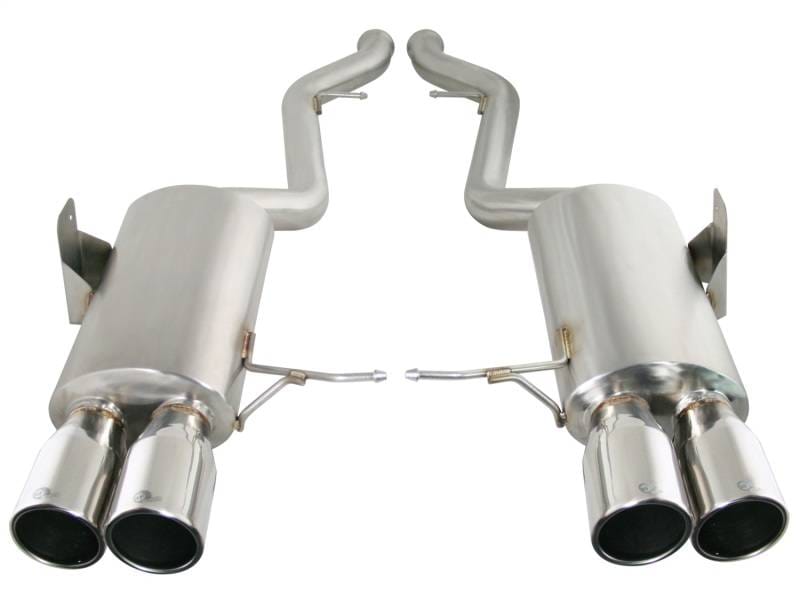 aFe 49-36312-P aFe MACHForce XP Exhaust Cat-Back 2.5in Dia SS-304 Polished Tips 07-13 BMW M3 (E92/93) V8 4.0L thumbnail 4
