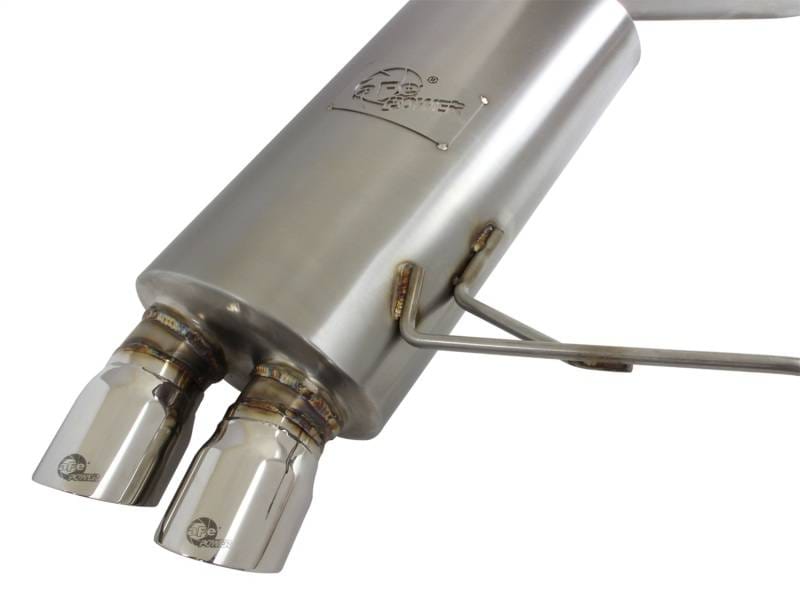 aFe 49-36313 aFe MACHForce Exhaust Cat-Back SS-304 w/ Polished Tips 07-13 BMW 328i (E92/93) L6 3.0L Non-Turbo thumbnail 10