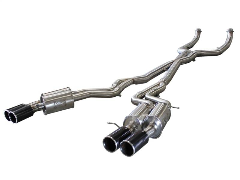 aFe 49-36317-C aFe MACHForce XP Exhaust 304SS Cat-Back w/ Carbon Fiber Tips 12-13 BMW M5 (F10) V8 4.4L (tt) thumbnail 4