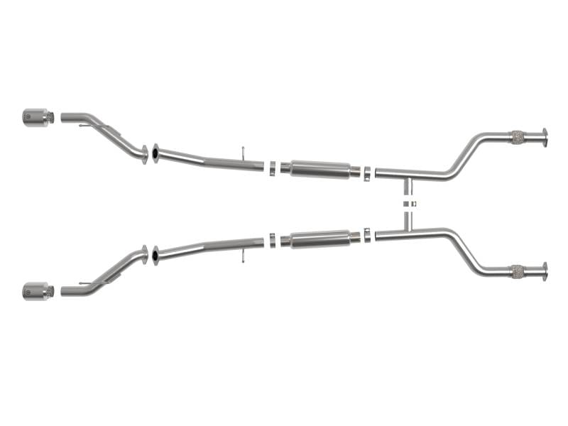 aFe 49-36138-P aFe POWER Takeda 2023 Nissan Z 2 1/2in 304 SS Cat-Back Exhaust System w/ Polished Tips thumbnail 3