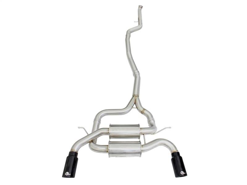 aFe 49-36326-B aFe MACHForce XP SS-304 Black Tip 2.5in Dia Cat Back Exhaust 12-14 BMW 335i (F30) 3.0L (t) thumbnail 13