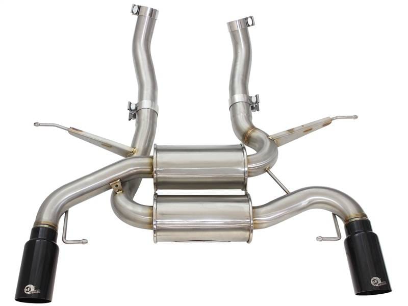 aFe 49-36327-B aFe MACHForce XP 2.5in Axle Back Stainless Exhaust w/ Black Tips 07-13 BMW 335i 3.0L L6 (E90/92) N55 thumbnail 10