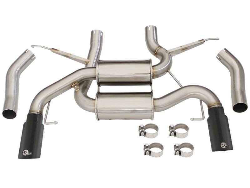 aFe 49-36327-B aFe MACHForce XP 2.5in Axle Back Stainless Exhaust w/ Black Tips 07-13 BMW 335i 3.0L L6 (E90/92) N55 thumbnail 12