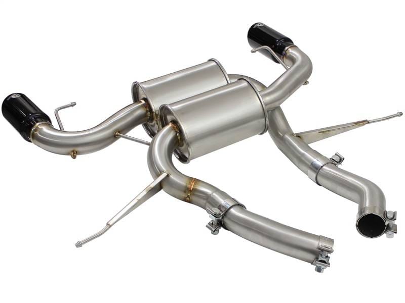 aFe 49-36327-B aFe MACHForce XP 2.5in Axle Back Stainless Exhaust w/ Black Tips 07-13 BMW 335i 3.0L L6 (E90/92) N55 thumbnail 13