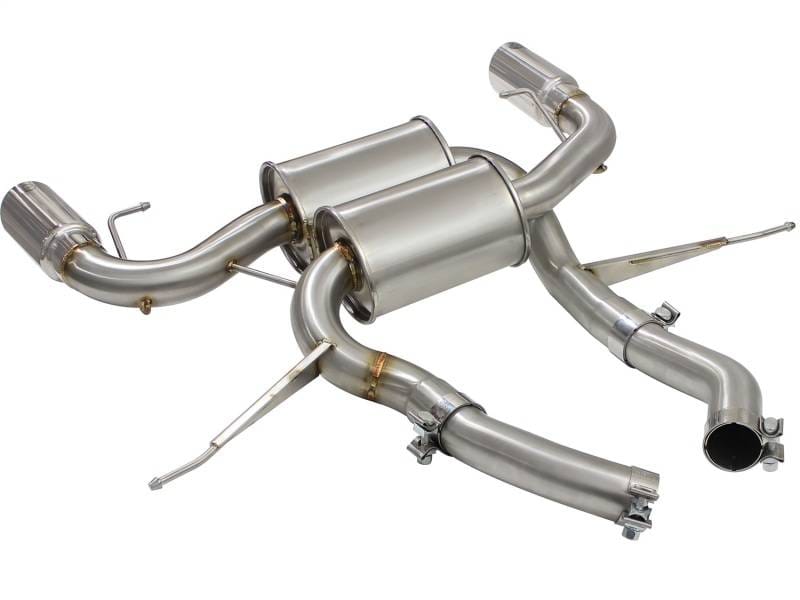 aFe 49-36327-P aFe MACHForce XP 2.5in Axle Back Stainless Exhaust w/ Polished Tips 07-13 BMW 335i 3.0L L6 (E90/92) thumbnail 12
