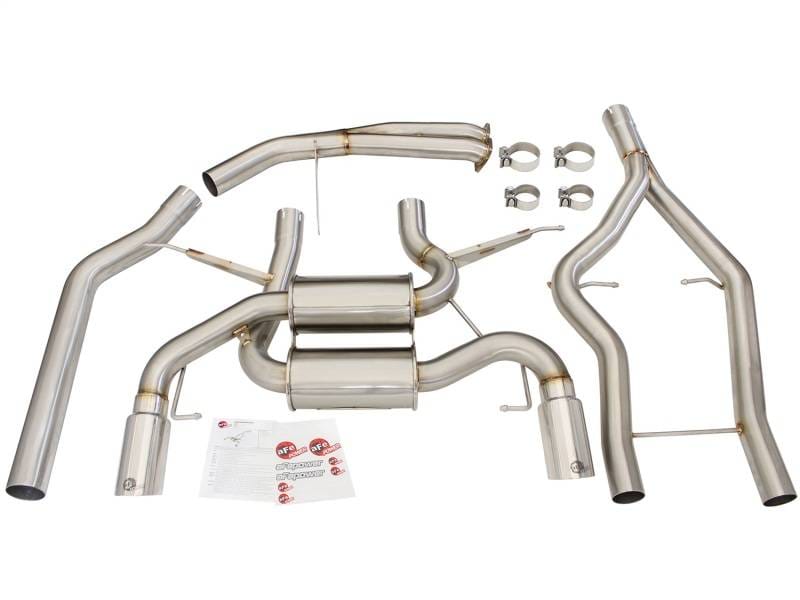 aFe 49-36328-P aFe MACHForce XP SS-304 Polish Tip 3.0in-2.5in Dia Cat Back Exhaust 11-13 BMW 335i (E90/E92) 3.0L thumbnail 8