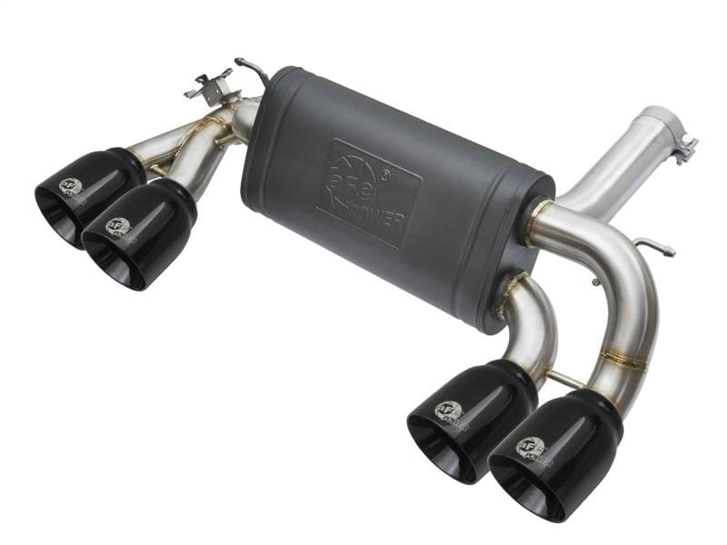 aFe 49-36333-B aFe MACHForce XP 3in - 2 1/2in Axle Back 304SS Exhaust w/ Black Tips 16-17 BMW M2 (f87) thumbnail 4