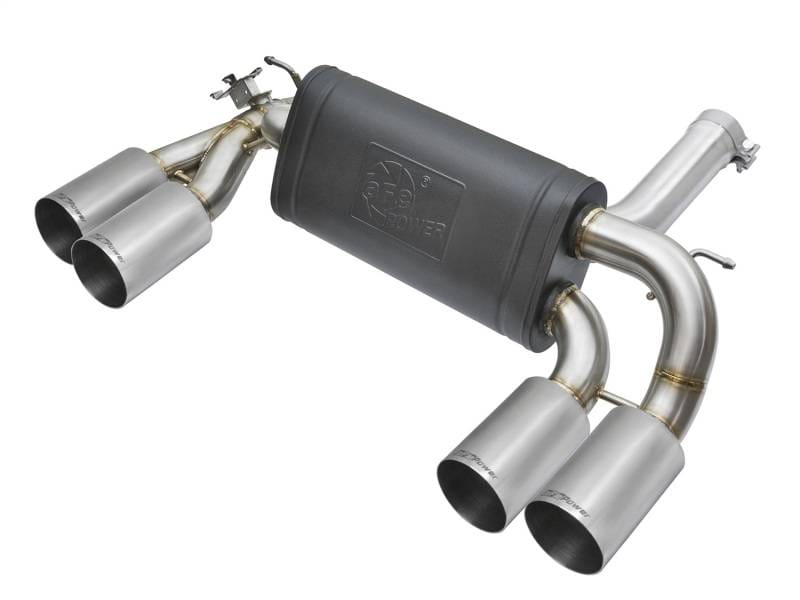 aFe 49-36333-P aFe MACHForce XP 3in - 2 1/2in Axle Back 304SS Exhaust w/ Polished Tips 16-17 BMW M2 (f87) thumbnail 4