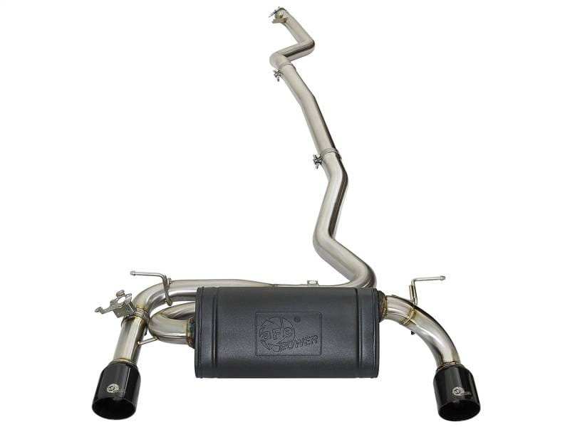aFe 49-36334-B aFe MACHForce XP Exhausts Cat-Back SS 16-17 BMW 340i/iX 440i/iX (F3X) L6-3.0L (B58) w/Black Tips thumbnail 12