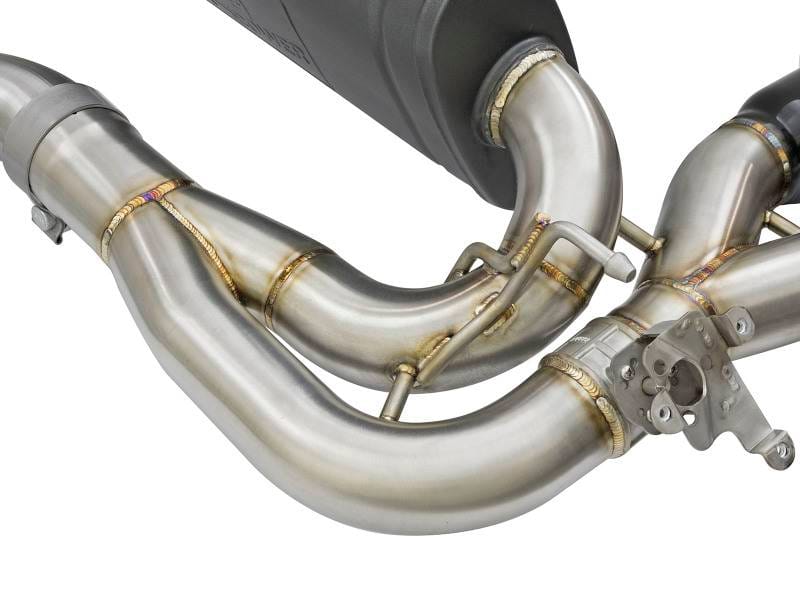 aFe 49-36330-1B aFe 16-18 BMW M2 L6-3.0L MACH Force-Xp 3in to 2.5in 304 SS Cat-Back Exhaust System-Quad Black Tips thumbnail 14