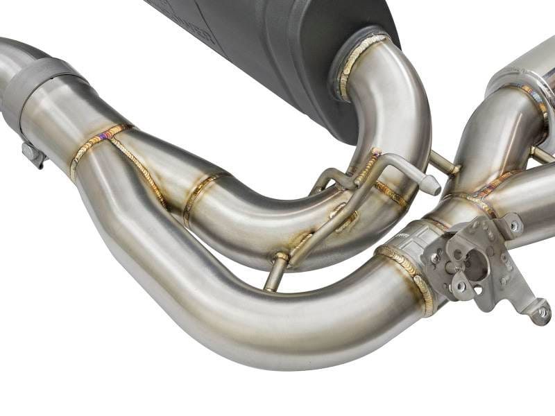 aFe 49-36330-1P aFe 16-18 BMW M2 L6-3.0L MACH Force-Xp 3in to 2.5in 304 SS Cat-Back Exhaust System-Quad Polish Tips thumbnail 14