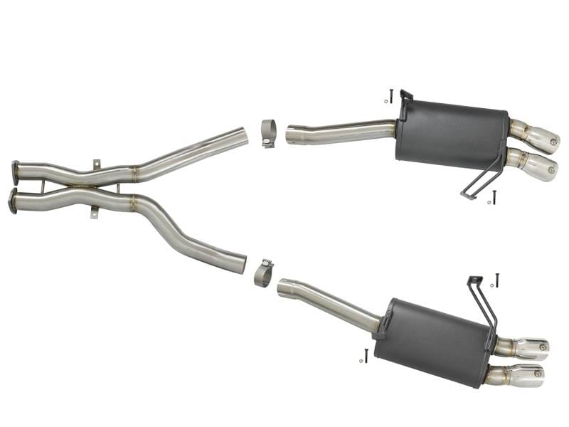 aFe 49-36339-P aFe MACH Force-Xp 2-1/2in 304 SS Cat-Back Exhaust w/Polished Tips 05-08 BMW Z4 M Coupe (E86) L6 3.2L thumbnail 6
