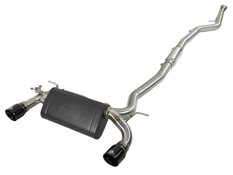 aFe 49-36340-B aFe MACH Force-Xp 3in 304 SS Cat-Back Exhaust w/ Black Tips 12-15 BMW 335i (F30) L6 3.0L (t) N55 thumbnail 2