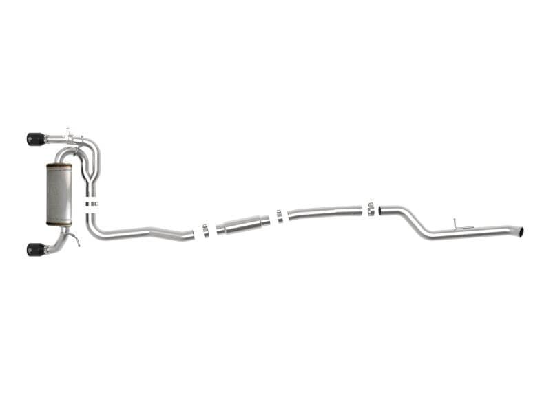 aFe 49-36347-B aFe MACH ForceXP 3IN to 2.5IN 304SS Cat-Back Exhaust System w/ Black Tips 14-16 BMW M235i (F22/23) thumbnail 10