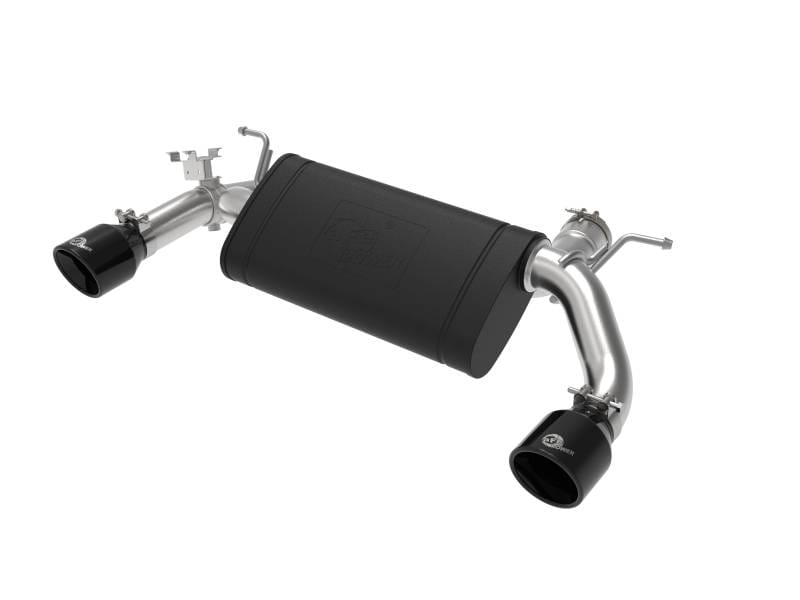 aFe 49-36348-B aFe MACHForce XP 3in to 2.5in 304 SS Axle-Back Exhaust w/ Black Tips 14-16 BMW M235i thumbnail 2