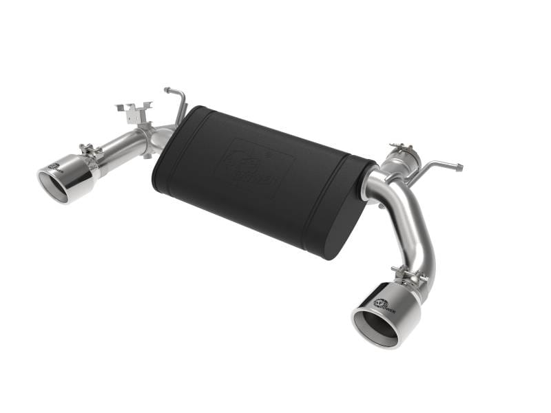 aFe 49-36348-P aFe MACHForce XP 3in to 2.5in 304 SS Axle-Back Exhaust w/ Polished Tips 14-16 BMW M235i thumbnail 2