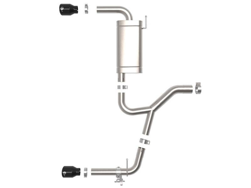 aFe 49-36349-B aFe MACHForce XP Exhausts Axle-Back 15-21 BMW X1 2.0L (t) (SS w/Black Tips) thumbnail 10