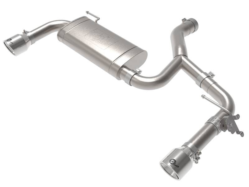 aFe 49-36349-P aFe 15-21 BMW X1 F48 L4 2.0L (t) MACH Force-Xp 3 to 2-1/2 IN SS Axle-Back Exhaust w/Polished Tip thumbnail 2