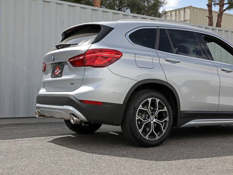 aFe 49-36349-P aFe 15-21 BMW X1 F48 L4 2.0L (t) MACH Force-Xp 3 to 2-1/2 IN SS Axle-Back Exhaust w/Polished Tip thumbnail 8