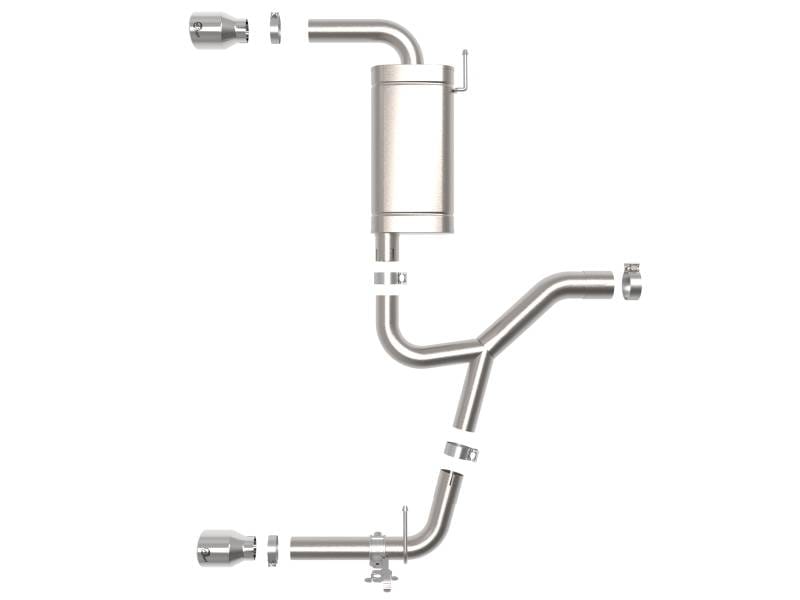 aFe 49-36349-P aFe 15-21 BMW X1 F48 L4 2.0L (t) MACH Force-Xp 3 to 2-1/2 IN SS Axle-Back Exhaust w/Polished Tip thumbnail 10