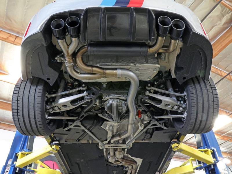 aFe 49-36350-B aFe MACHForce XP Exhausts Cat-Back SS 19-21 BMW M2 Competition L6-3.0L w/Black Tips thumbnail 4