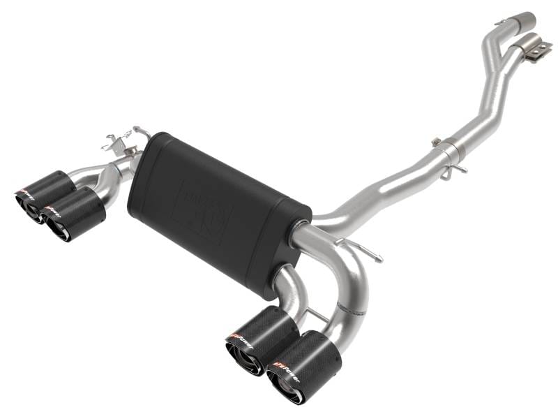 aFe 49-36350-C aFe MACHForce XP Exhausts Cat-Back SS 19-21 BMW M2 Competition L6-3.0L w/Carbon Fiber Tips thumbnail 2